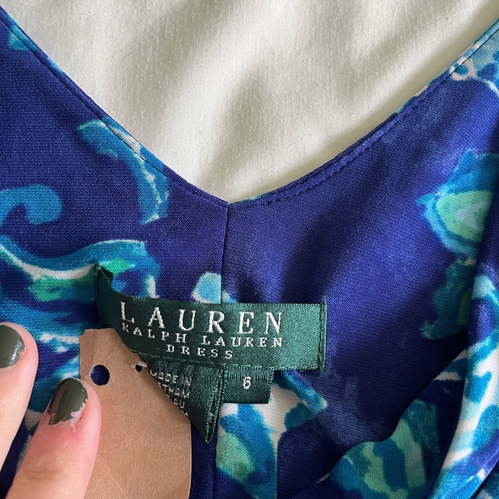 Flower Patterned Summer Dress With Split Leg Feat… - image 3